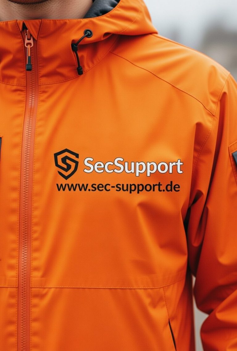 jacke-orange-sec-support-sicherheitsberatung jacke-orange-sec-support-sicherheitsberatung